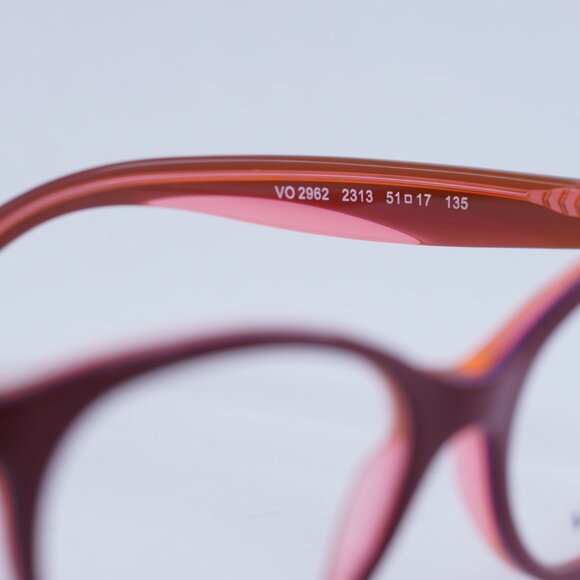 🕶️ New Vogue VO2962 2313 Eyeglasses - Fuxia Frame 51mm - Picture 8 of 11